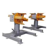 Hydraulic Expansion Double Head Decoiler Machine for Unwinding 300 mm Width  Coil