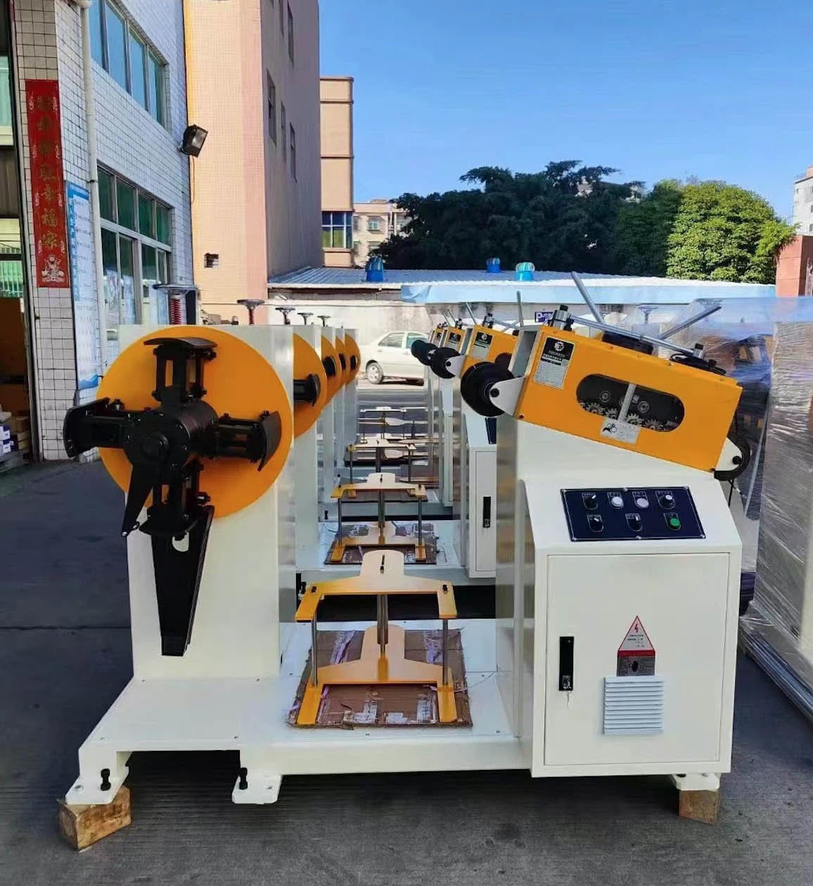 uncoiler Cum Straightener Machine is ready for shipping to our customer