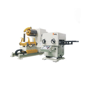Alimentador enderezador con desbobinador combinado para manejo de espesor de material de 0,5 a 4,5 mm