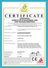ATTESTATION CERTIFICATE OF MACHINERY AND LOW VOLTAGE DIRECTIVES