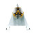 Manual Decoiler for Unwinding 300mm Width Steel Coil with Manual Expansion