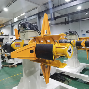 Double Head Decoiler Machine for Unwinding 500MM Width Coil