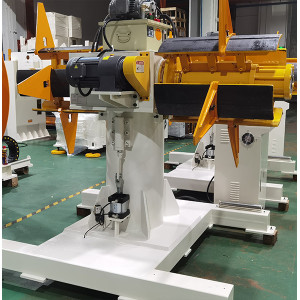 Double Head Decoiler Machine for 400mm Width Coil Unwinding