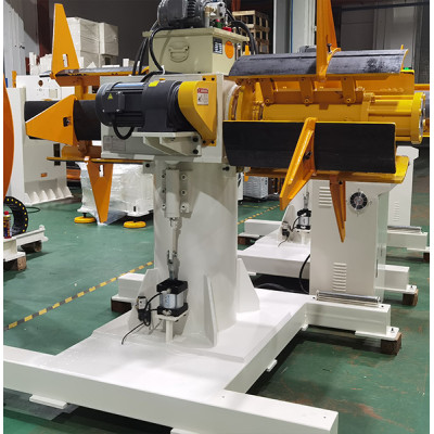 Double Head Decoiler Machine for 400mm Width Coil Unwinding
