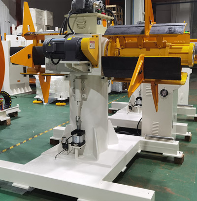 Double Head Decoiler Machine for 400mm Width Coil Unwinding