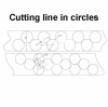 Uncoiler for cutting line in circles