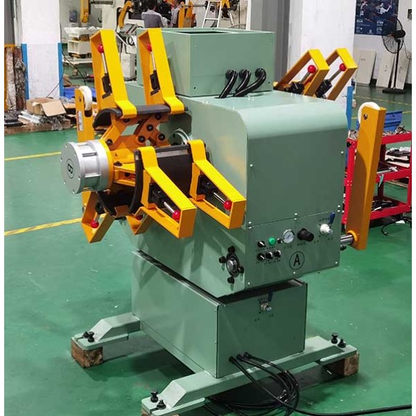 Double Head Decoiler Machine for Unwinding 500MM Width Coil