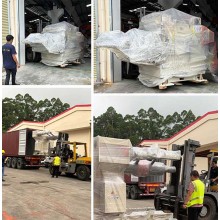 FANTY Machinery Ships Advanced Decoiler Straightener Feeder to Romania