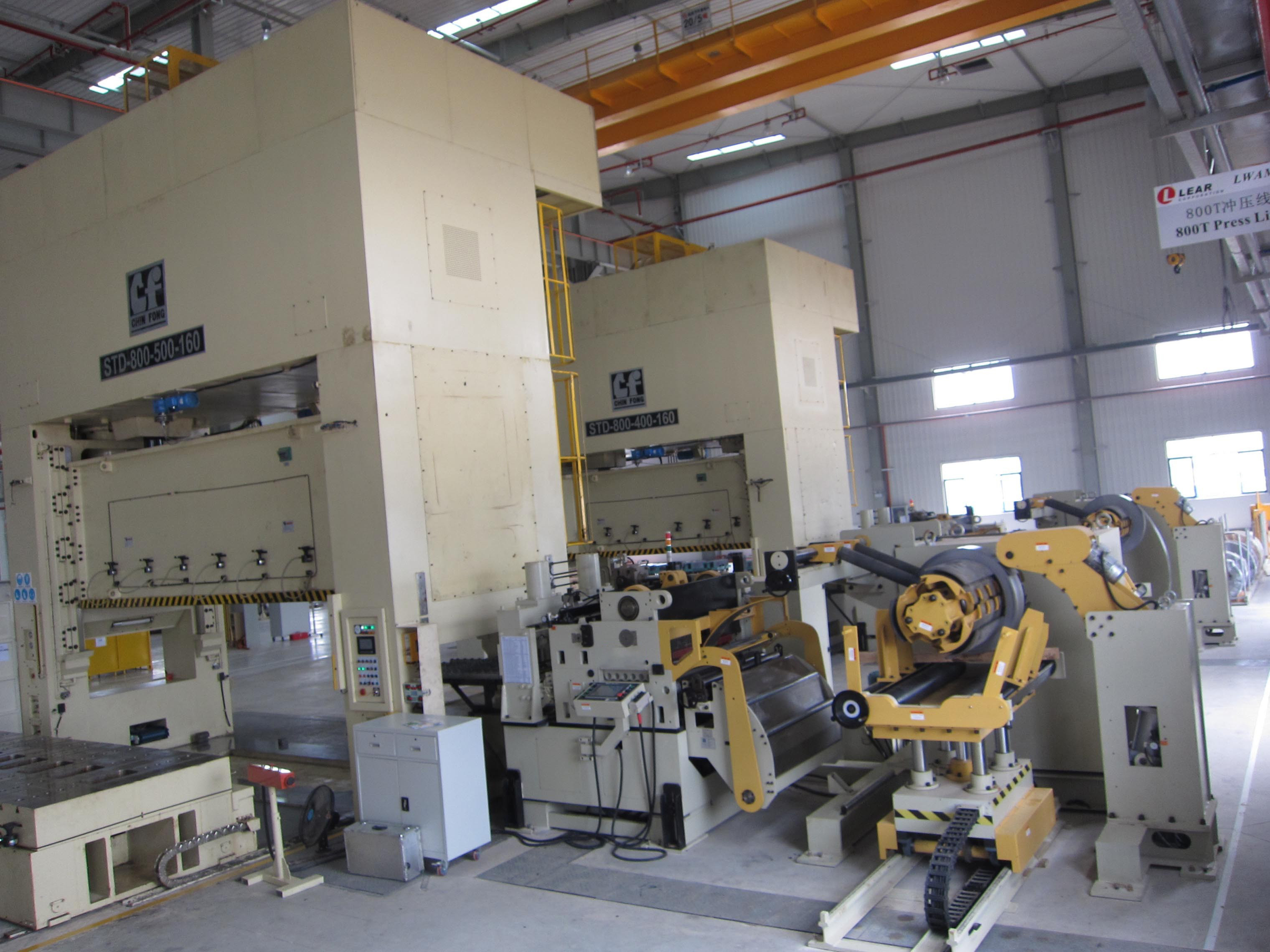 decoiler straightener feeder machine