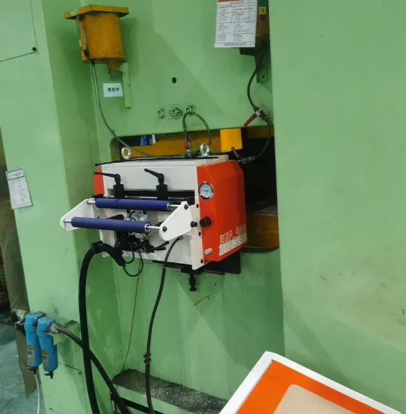 NC servo feeder production line at the FANTY factory