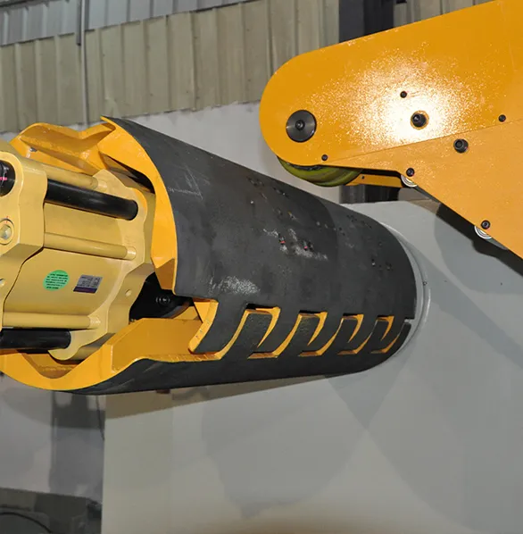 heavy-duty decoiler on the FANTY assembly floor