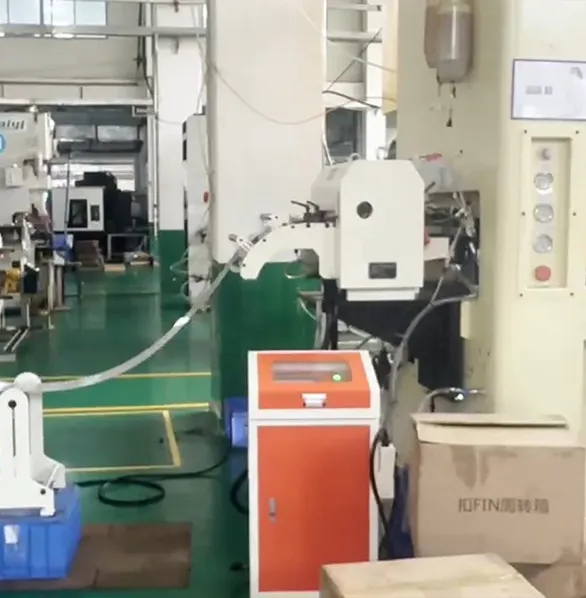 NC servo feeder on the FANTY assembly floor
