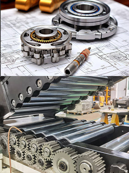 Hardware parts of coil handling equipments design