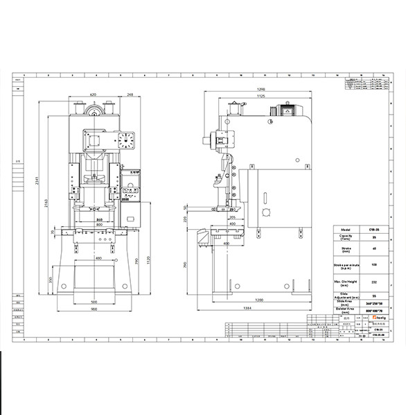 C1N-35 punch press line