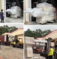 FANTY Machinery Ships Advanced Decoiler Straightener Feeder to Romania