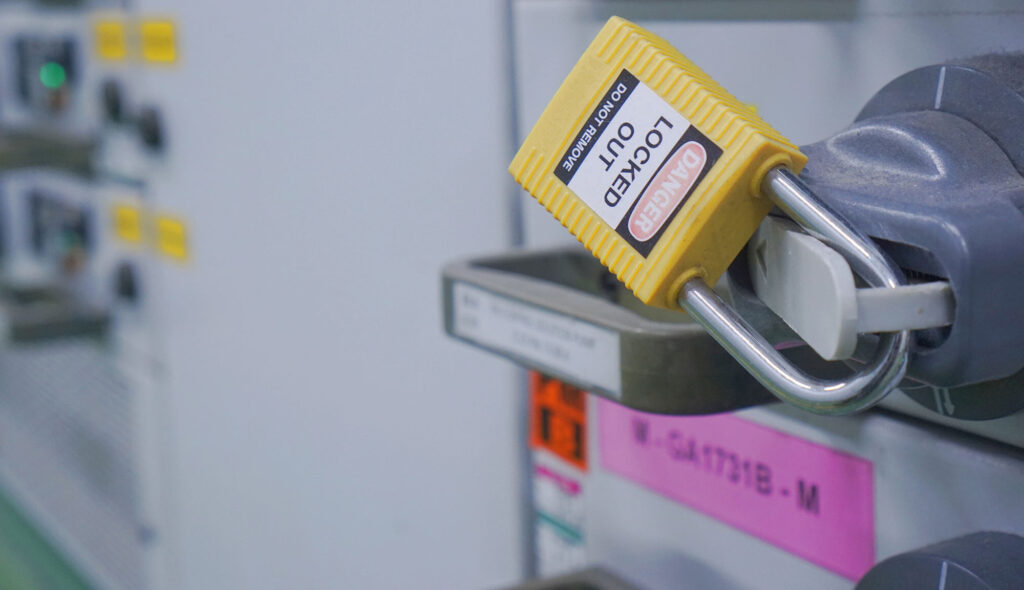 Systémy Automated Lockout: Tagout (LOTO).