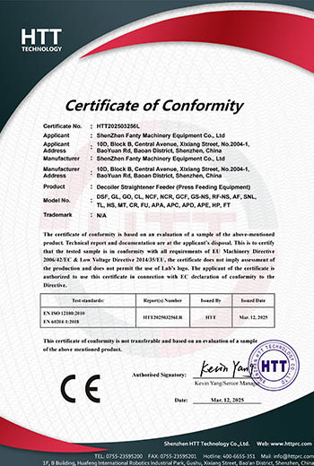 CE-LVD Certificate