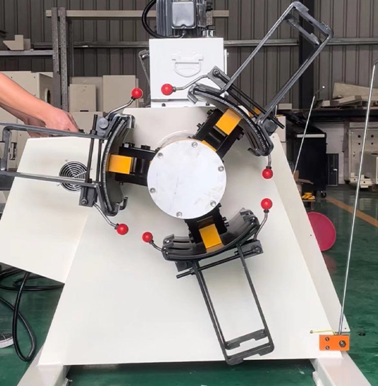 Motorized decoiler with coil car loading steel strip coil in an industrial workshop
