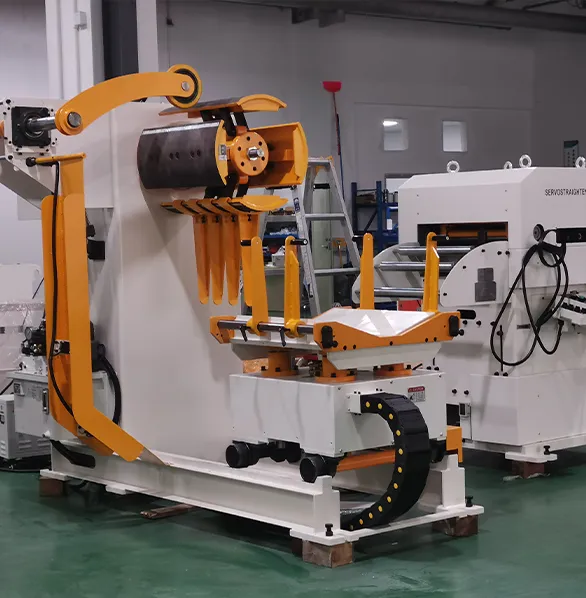 hydraulic decoiler on the FANTY assembly floor