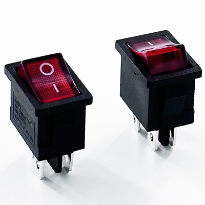 KCD1-C 6A/10A 250V/125VAC ON OFF 4Pins Electrical Rocker Light Switch