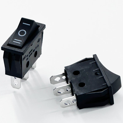 KCD3-F 16A/20A 250V/125VAC 2 Pins/3 Pins 3 Positions ON-OFF-ON Mini Rocker Switch