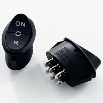 Professional KCD3-G 16A/20A 250V/125VAC 6 Pins 3 Positions Big Elliptical Rocker Switch