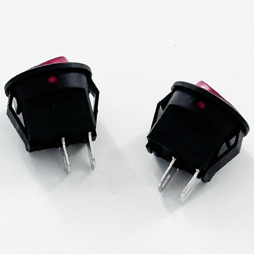 Wholesale KCD11-B 3A 6A Low Current 2 Pins Mini Round Rocker Switch For Electric