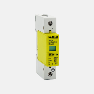 NAAKUU NKBY1-D 1P 50 amp Type 3 SPD Surge Protector For PC/TV