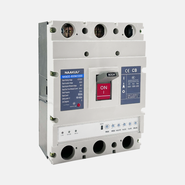 NKM2E-800 3P قاطع دائرة مقولب 800 أمبير MCCB