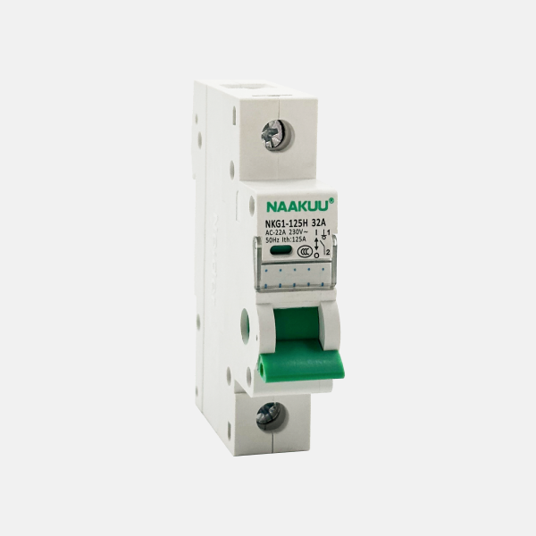 NAAKUU NKG1-125H 1P 20amp 60amp 100amp interrupteur de déconnexion pour basse tension