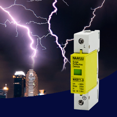 NAAKUU NKBY1-D 1P 50 amp Type 3 SPD Surge Protector For PC/TV