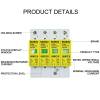 NAAKUU NKBY1-D 4P T3 SPD Surge Protection Device Voltage Surge Protector For Home Computers