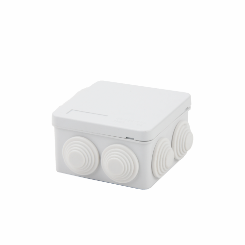 Caja de conexiones eléctricas plástica impermeable del CE ROHS IP55 de NK-RA 85*85*50