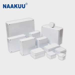 200*100*70mm Outside Installation Reserved Hole Square Enclosure Junction Box For Electronic Device