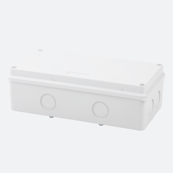 200*100*70mm Outside Installation Reserved Hole Square Enclosure Junction Box For Electronic Device