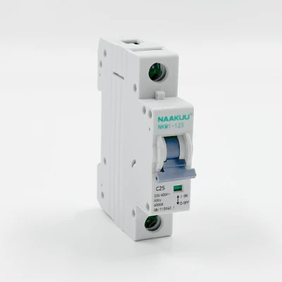 NAAKUU NKM1-125 1P Mini MCB Автоматический выключатель 125 Амп переменного тока для электрического