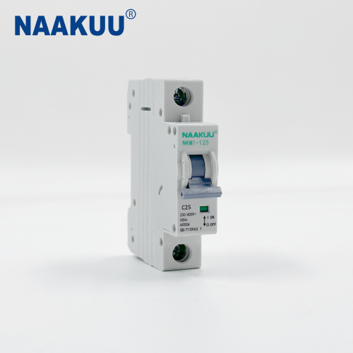 NAAKUU NKM1-125 1P Mini MCB قواطع دوائر 125amp AC Power للكهرباء