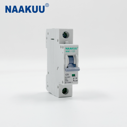 NAAKUU NKM1-125 1P Mini disjoncteur MCB 125 ampères courant alternatif pour l'électricité