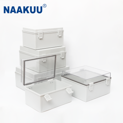 Custom NK-MG Series 500*400*200mm CE ROHS Standard Junction Box Clear Cover With Plastic Bukle