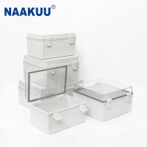 OEM ODM NK-MG 600*400*220mm Waterproof White Junction Box Clear Cover With Plastic Bukle