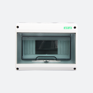 Caja de distribución superficial impermeable del plástico IP65 del ABS del HT 8Ways del certificado de Rohs con el terminal