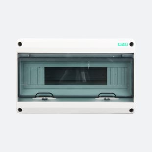 Caja de cables de distribución de plástico para disyuntor eléctrico impermeable para exteriores NAAKUU serie HT de 15 vías MCB