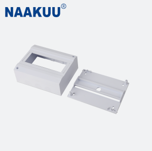 NK-S 8Way IP30 Waterproof Distribution Box Outdoor Plastic ABS Material Distribution Box