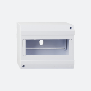 NK-S 8Way IP30 Waterproof Distribution Box Outdoor Plastic ABS Material Distribution Box