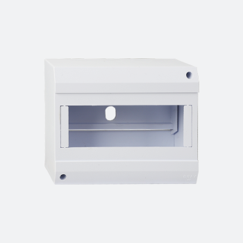 NK-S 8Way IP30 Waterproof Distribution Box Outdoor Plastic ABS Material Distribution Box