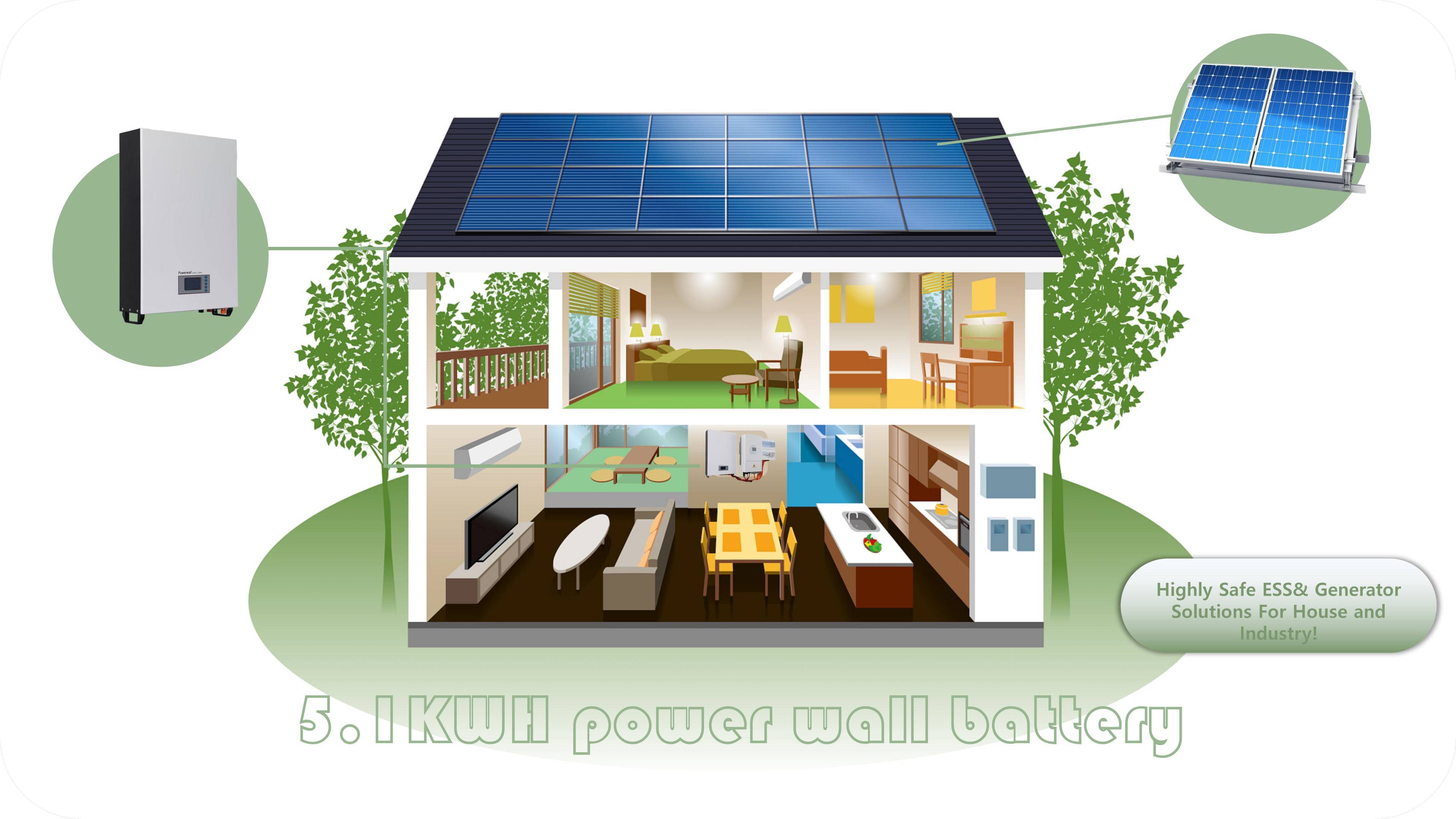 E-lary 10kwh 15Kwh 20kwh Powerwall Batteries Details