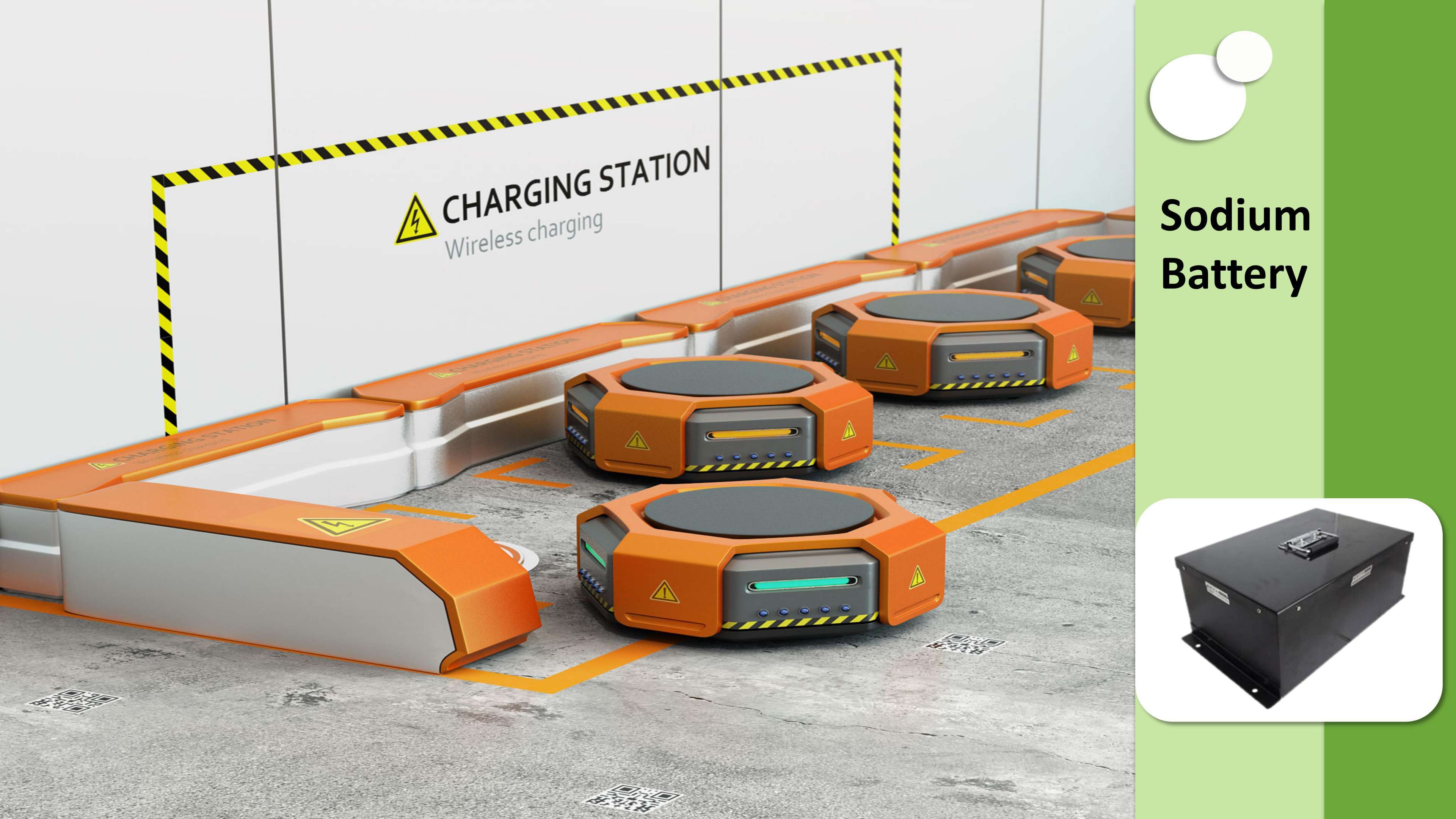 E-lary 48V 30Ah   Sodium Battery For AGV Application Scenario 4