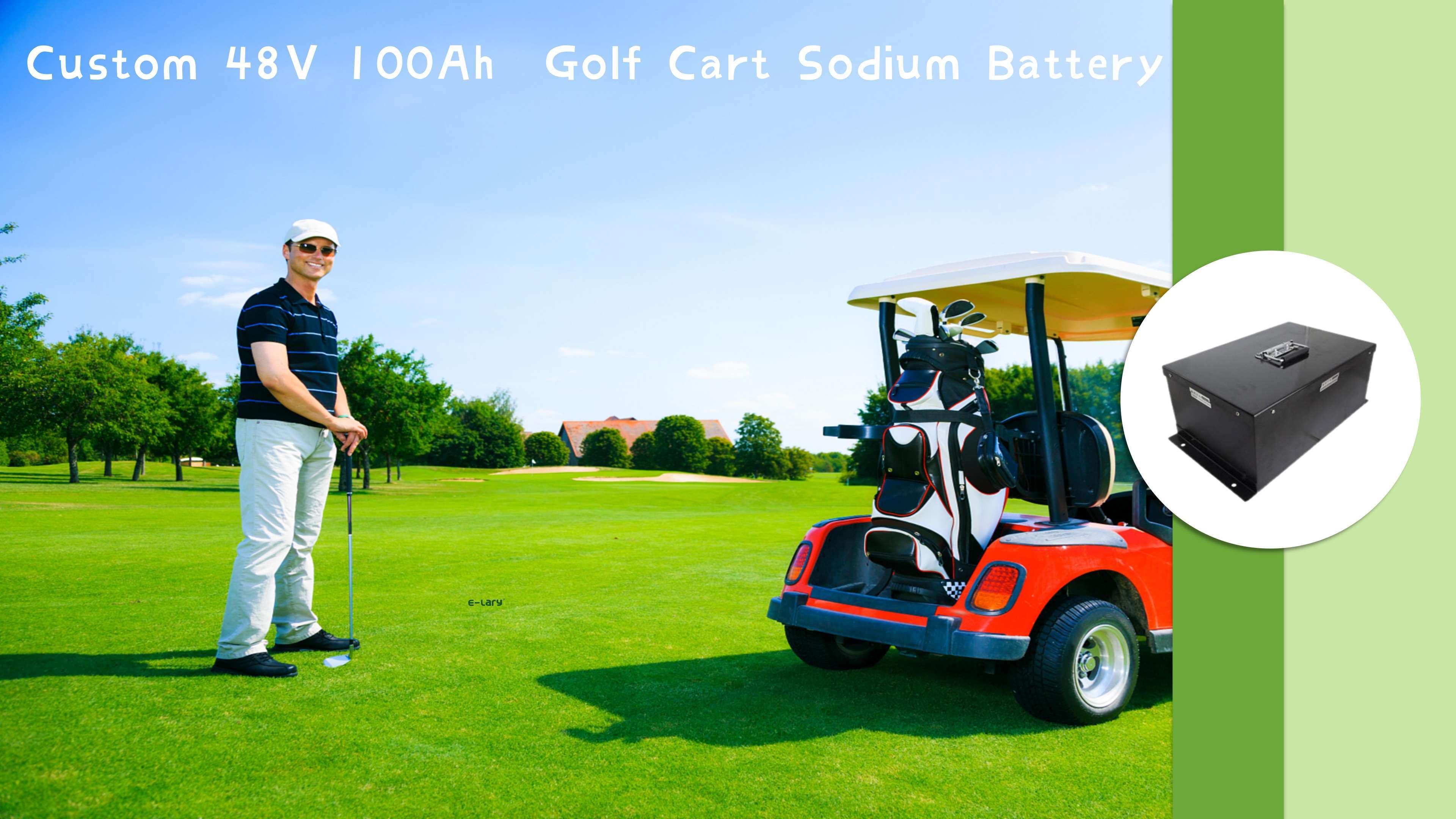 Batería de litio para carrito de golf E-lary 48V 100Ah