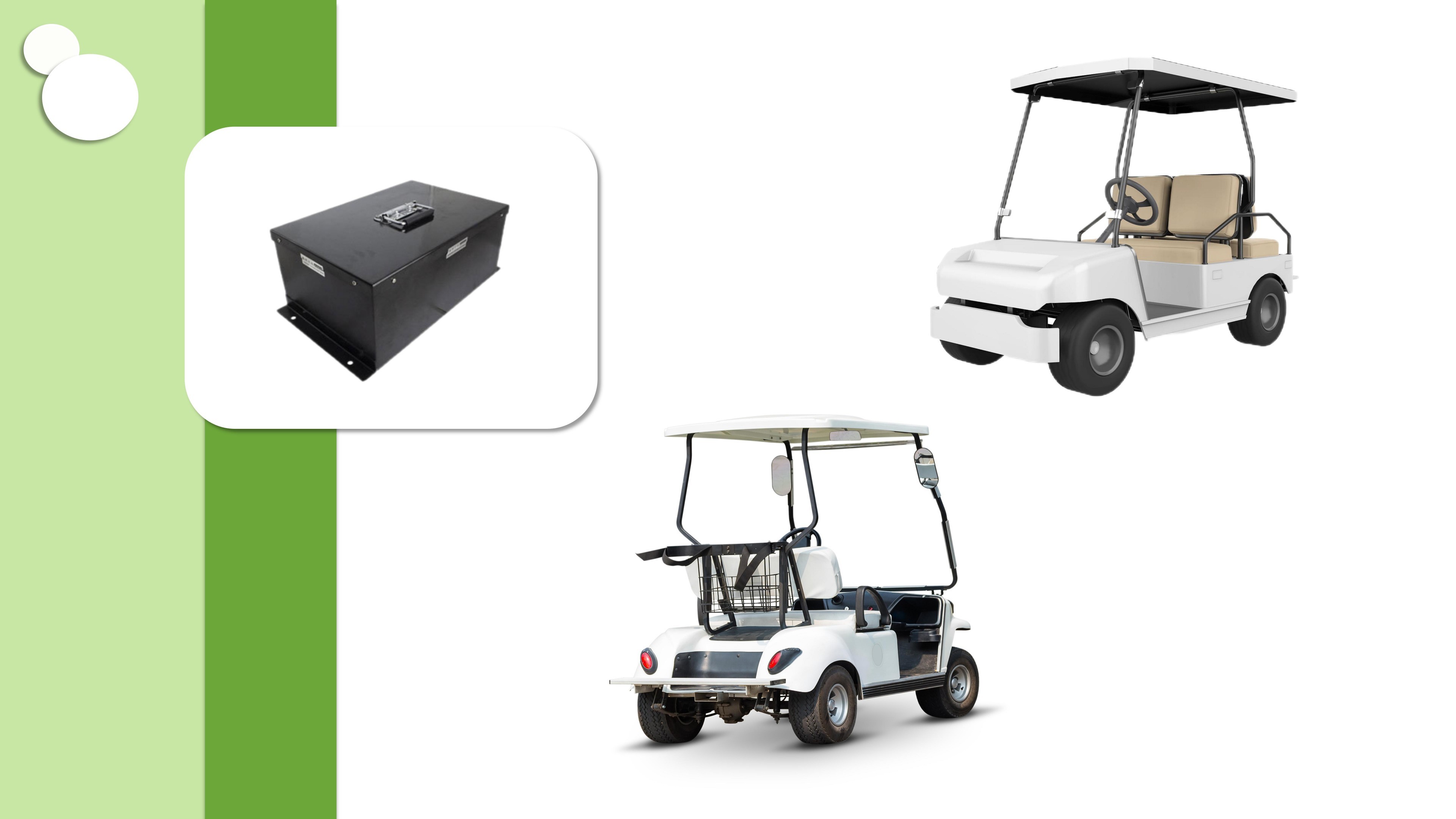 E-lary 48V 100Ah  Golf Cart Lithium Battery Application Scenario 3