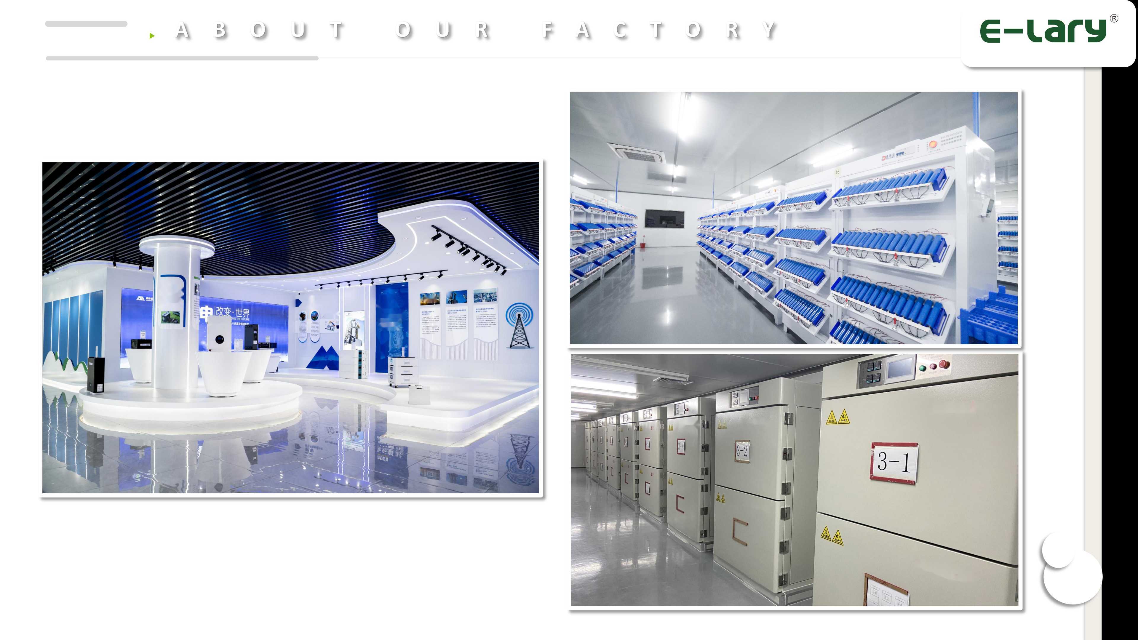 E-lary Company Profile of Lithium Motorcycle Battery